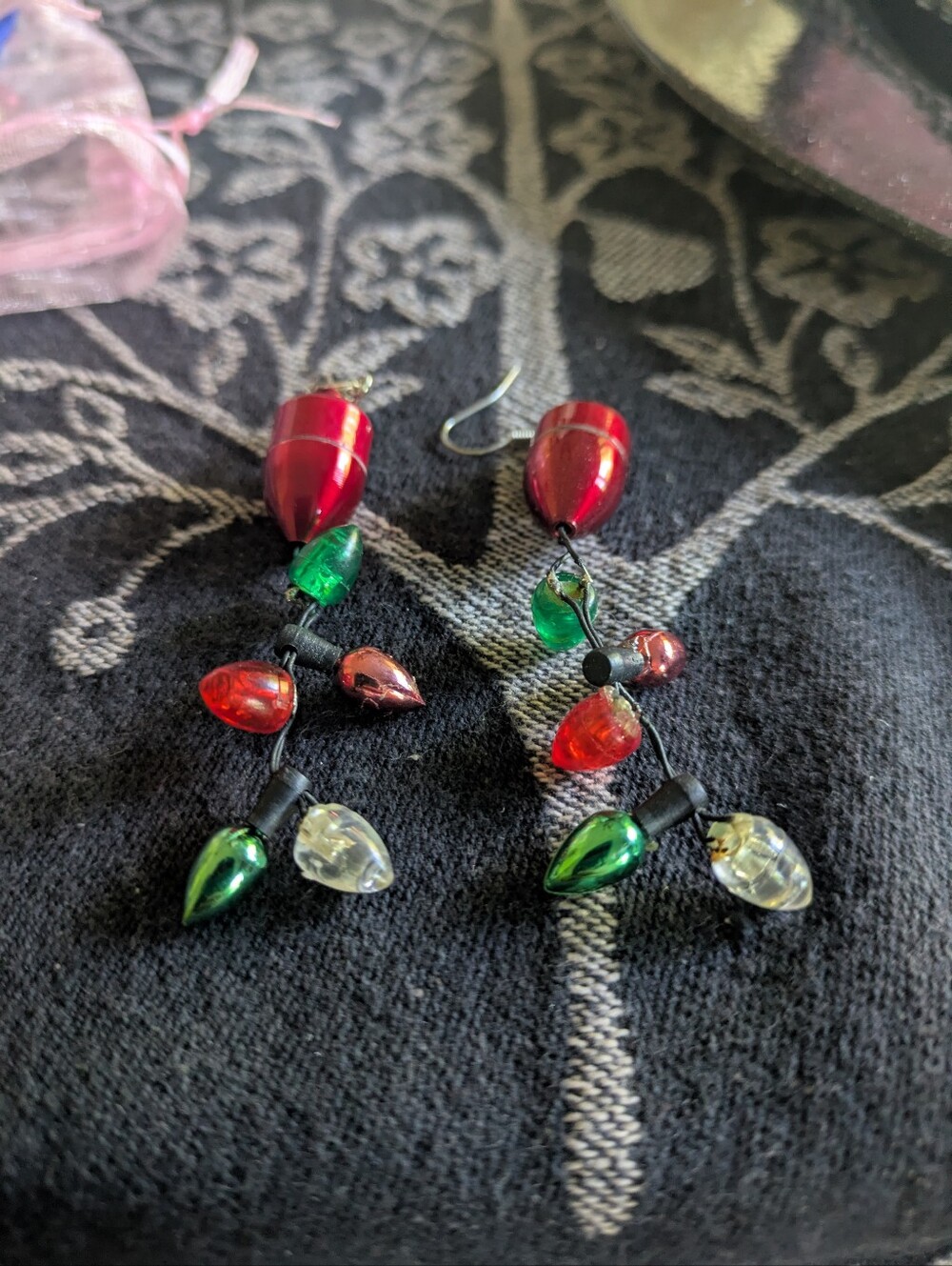 47. Dangly Holiday Light Earrings ($5/<3for12/Free With $50 purchase)